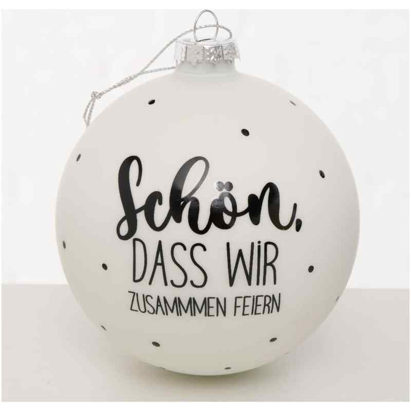 Weihnachtskugel Schön 4 Sorten